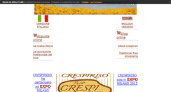 Desktop Screenshot of crespiriso.com