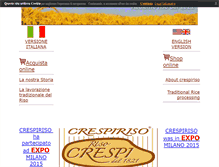 Tablet Screenshot of crespiriso.com